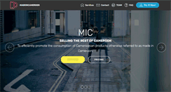 Desktop Screenshot of madeincameroon.com