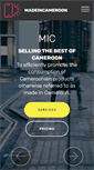 Mobile Screenshot of madeincameroon.com