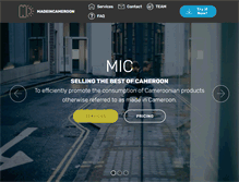 Tablet Screenshot of madeincameroon.com